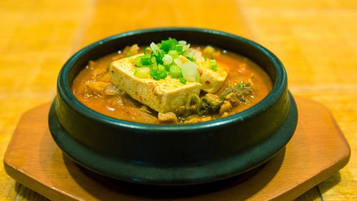 On the lighter side, Dish Korean Cuisine serves a stew called kimchi jigae made with tofu and cabbage. CONTRIBUTED BY HENRI HOLLIS