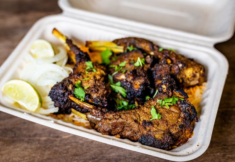 The freshness and quality of the meat make the masala lamb chops shine at Atlanta Halal Meat & Food. CONTRIBUTED BY HENRI HOLLIS