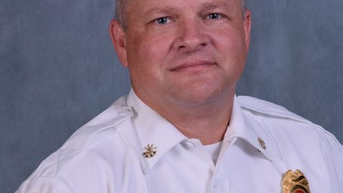Gwinnett has appointed Assistant Fire Chief Russell Knick (shown here) to succeed Fire Chief Casey Snyder, who is retiring after 29 years of service. Courtesy Gwinnett County