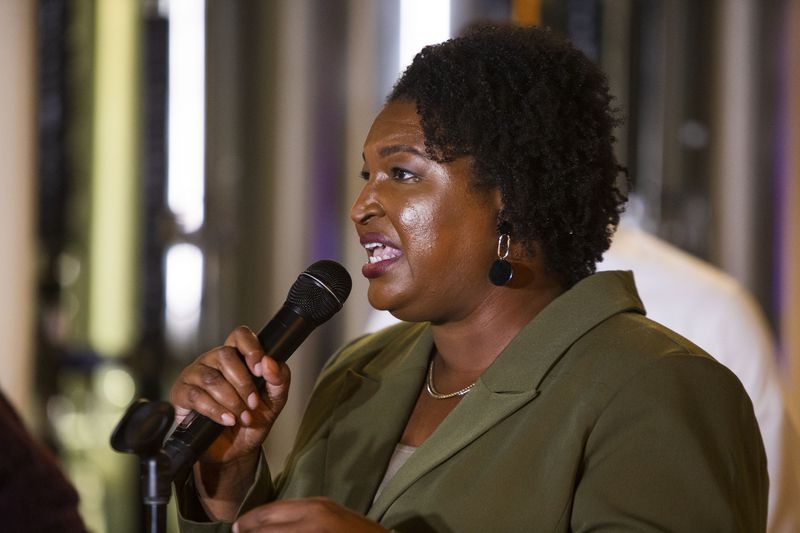Gubernatorial candidate Stacey Abrams has campaign stops today in Riverdale and Lilburn. (Christiana Matacotta for The Atlanta Journal-Constitution)