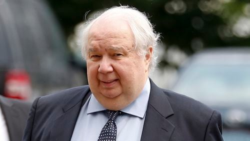 In this July file photo, Russian Ambassador to the U.S. Sergei Kislyak arrives at the State Department in Washington to meet with Undersecretary of State Thomas Shannon. His tenure as ambassador ended days later. AP/Carolyn Kaster