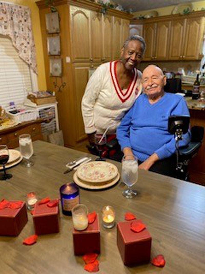 On Valentines Day, 2021, Sallie and Joseph Carpenter look back on 51 years of marriage. Courtesy of Carpenter family