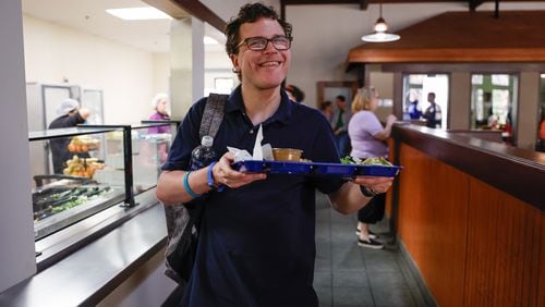 Joey Milstein, 23, has thrived as a resident at Annandale Village, non-profit residential community that serves adults with developmental disabilities and acquired brain injuries at all levels. (Natrice Miller/ AJC)
