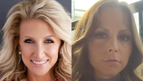 Two Atlantans are coming to CBS46 as new employees: Alicia Roberts (left) from the Braves and Jennifer Whalen from CNN/HLN. CREDIT: Social media profile photos