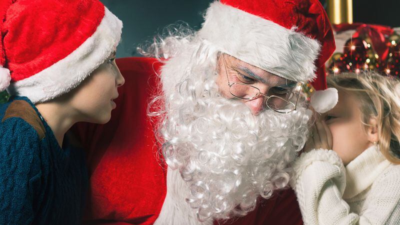 A man in Florida went to a holiday light festival to tell kids that Santa isn't real.