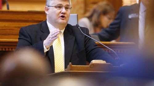 State Sen. David Shafer in Senate chambers in 2015. BOB ANDRES / BANDRES@AJC.COM