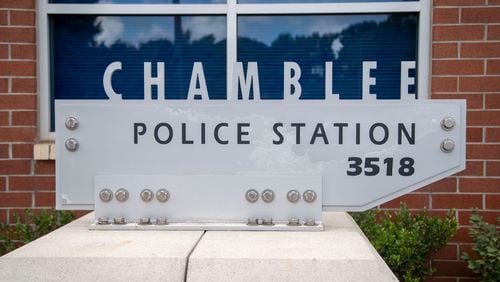 08/31/2020 - Chamblee, Georgia -  The exterior of the Chamblee Police Department, located at 3518 Broad Street, in Chamblee, Monday, August 31, 2020. (Alyssa Pointer / Alyssa.Pointer@ajc.com)