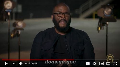 Entertainer Tyler Perry appears in a new PSA against human trafficking. (Photo: Georgia Governor's Office)