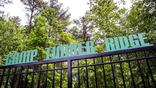 Girl Scouts’ Camp Timber Ridge in Mableton, GA on Tuesday, May 5, 2020, is one of three area Girl Scout sleep away camps that will remain closed this summer. The organization has canceled all 2020 summer camp programs through August 9. (Jenni Girtman / Atlanta Event Photography)