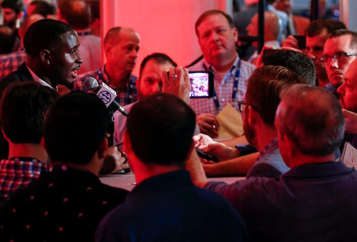 Photos: Kirby Smart talks UGA football at SEC Media Days