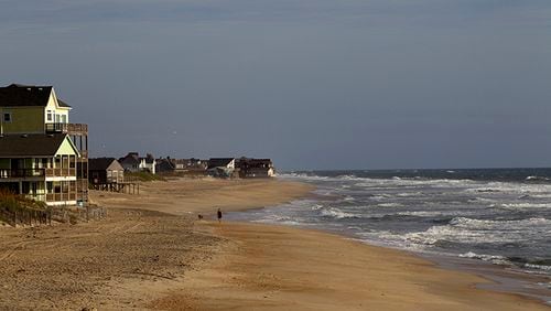 Outer Banks beaches are being swallowed up, according to a new report.