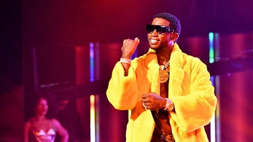 Gucci Mane, shown at the BET Hip Hop Awards 2018 at Fillmore Miami Beach in October, comes home for the holidays.  (Photo by Paras Griffin/Getty Images for BET)