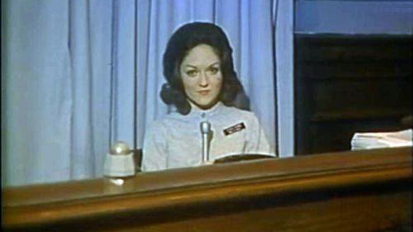 Gloria Lane as a WSB-TV reporter in 1970.