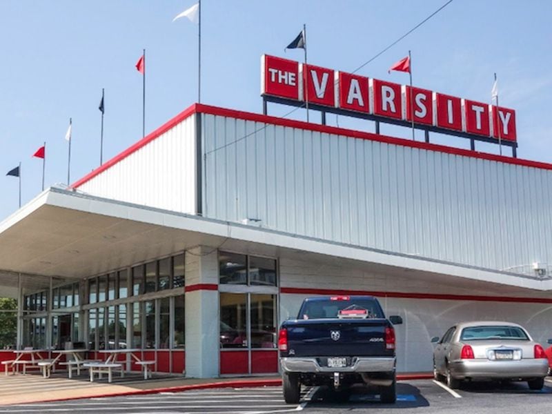 The current Varsity drive-in, at West Broad Street and North Milledge Avenue in Athens, opened in 1962. CONTRIBUTED BY THE VARSITY