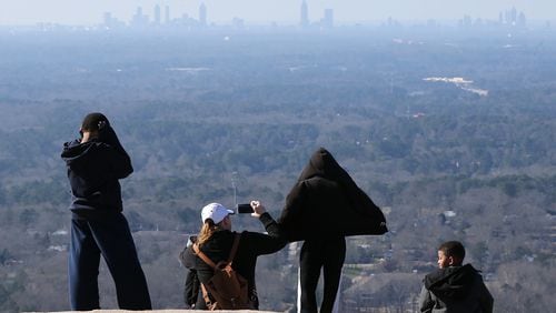 The view from Stone Mountain. Curtis Compton, ccompton@ajc.com
