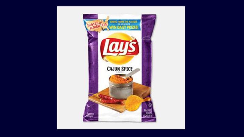 Cajun Spice is one of the new Lay's Taste of America flavors, representing popular regional cuisines.