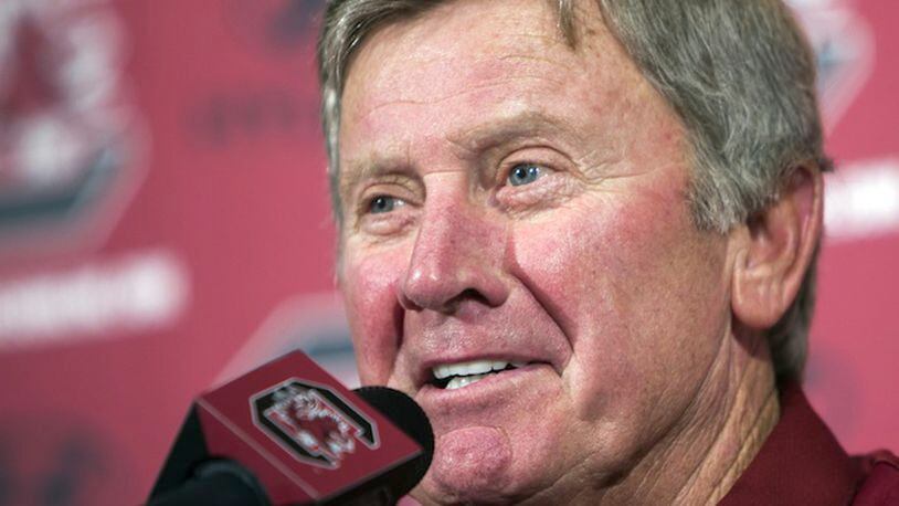 South Carolina coach Steve Spurrier spent some time this summer decrying those who believe his team is in decline after several seasons near the top of the Southeastern Conference.