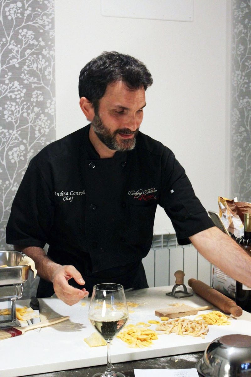 You can cook with chefs like Andrea Consoli, from their home kitchens around the world, via Cuiline. Courtesy of Cuiline