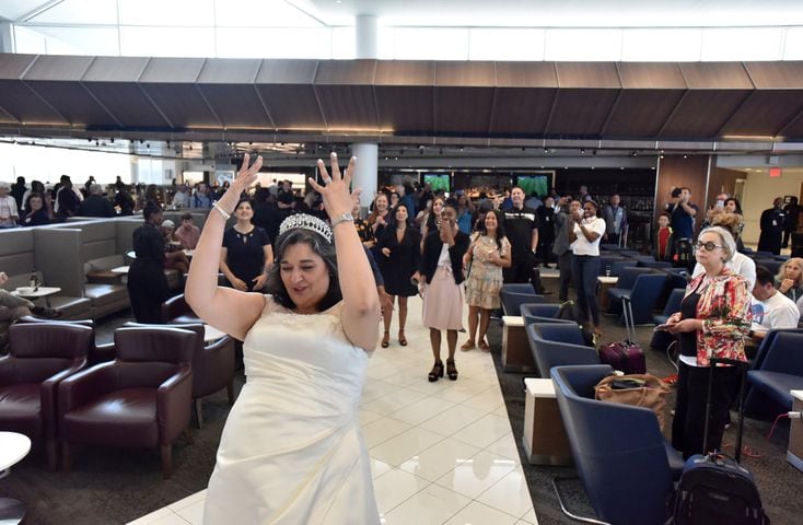 Airlines host weddings at airport, on flights, at Delta museum