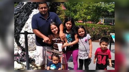 Family Shot:
A public GoFundMe site contained this undated picture of the Romero family. The site was set up by a family member and shows Martin Romero and his children. Photo: GoFundMe Romero Family Funeral and Medical Fund.
