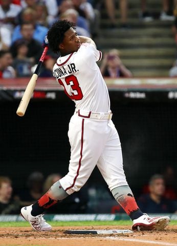 Photos: Ronald Acuna Jr. competes in HR derby during All-Star Monday