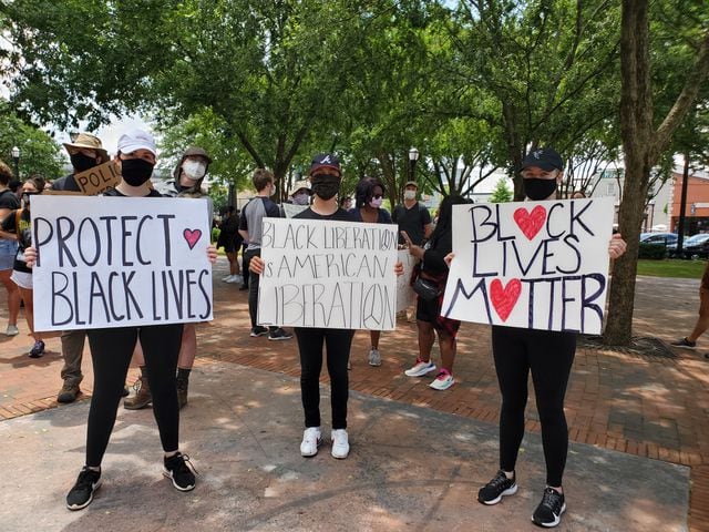 ‘Stop killing us!’: Protesters in Marietta demand change in policing
