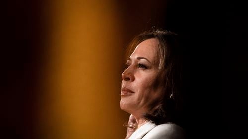 U.S. Sen. Kamala Harris, D-Calif., is Joe Biden's choice for a running mate in this year's election. She is making history as the first Black woman and the first Indian American woman on a major party’s presidential ticket. (Anna Moneymaker/The New York Times)