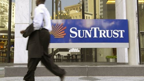 SunTrust Banks shares jumped 29 percent for the year and 22.2 percent in the weeks after the presidential election. Photo: Bloomberg News.