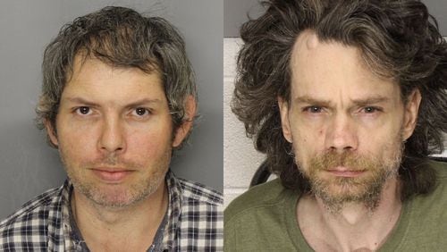 Christopher Lee Durham (left) and James Stephen Stanfield Jr. are charged in connection with their mother's death.