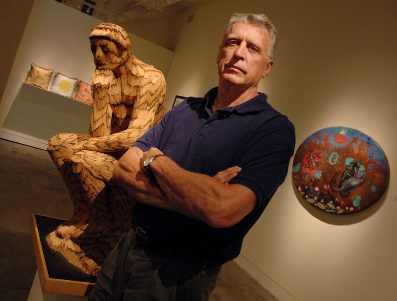Larry Anderson, who died on Aug. 12, 2021, is seen here at the Museum of Contemporary Art on June 23, 2005. (CHARLOTTE B. TEAGLE/Staff).