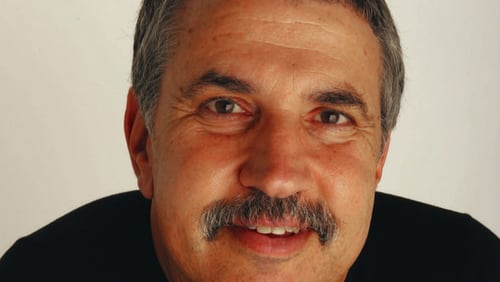 Author Thomas L. Friedman, who penned “Thank You for Being Late,” will discuss the tectonic movements reshaping the world today and more on Feb. 1 at the Marcus Jewish Community Center of Atlanta. CONTRIBUTED BY FRED CONRAD