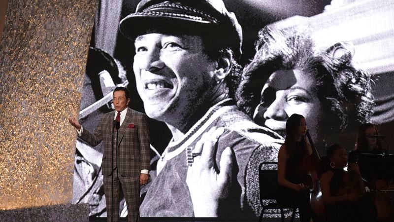 Smokey Robinson at the "Aretha! A Grammy Celebration For The Queen Of Soul" tribute Jan. 13 in Los Angeles.