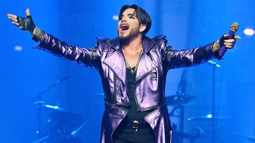 LAS VEGAS, NV - SEPTEMBER 01:  Singer Adam Lambert of Queen + Adam Lambert performs as the group kicks off its 10-date limited engagement, "The Crown Jewels," at Park Theater at Park MGM on September 1, 2018 in Las Vegas, Nevada.  (Photo by Ethan Miller/Getty Images)