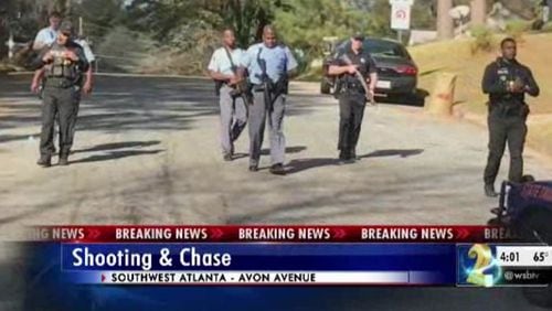 Atlanta police and Georgia State Patrol troopers were on a joint exercise Tuesday in southwest Atlanta.