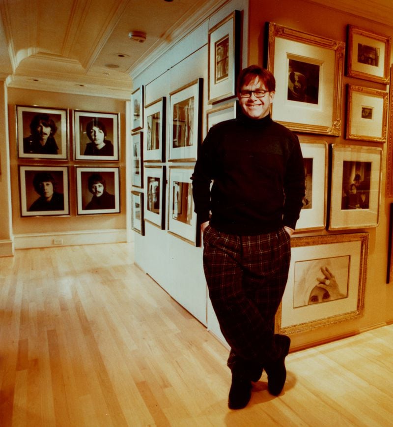 Sir Elton John in John's Atlanta Home, 2000. Courtesy of High Museum of Art. ©Charlie McCullers, 2000.