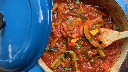 Packed with fresh veggie flavor, this easy weeknight meal is ready in 30 minutes. CONTRIBUTED BY KELLIE HYNES