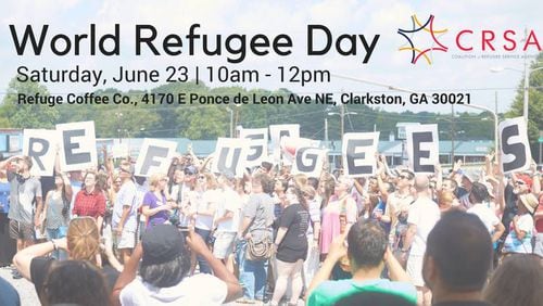 The Coalition of Refugee Service Agencies will host a World Refugee Day Celebration Saturday, June 23 in Clarkston. CONTRIBUTED