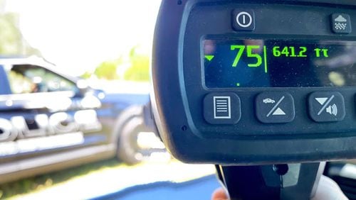 Smyrna police recently clocked a driver traveling 75 miles per hour on the East-West Connector, which has a posted speed limit of 45 miles per hour.