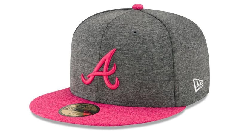 Braves' specialty Mother's Day cap for 2017 season.