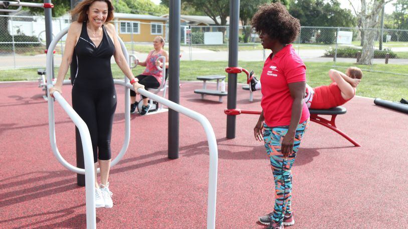 An AARP-sponsored fitness park recently opened in St. Petersburg, Fla. CONTRIBUTED