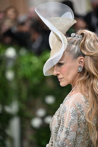 Sarah Jessica Parker at the Metropolitan Museum of Art's Costume Institute benefit gala in New York, May 6, 2024. (Nina Westervelt/The New York Times)