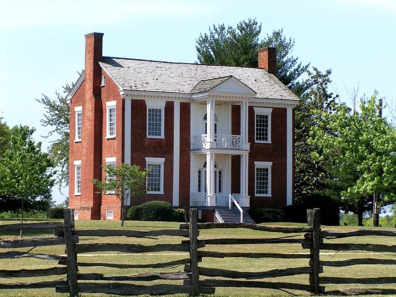 Chief James Vann’s home, which was once considered a showplace of the Cherokee Nation, is a testament to Vann’s complicated place in history. CONTRIBUTED BY GEORGIA DEPARTMENT OF NATURAL RESOURCES