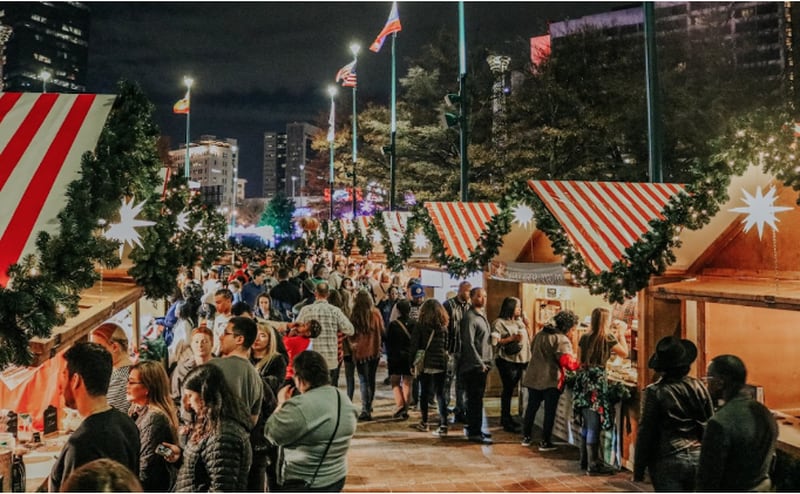 Try mulled wine and German foods including brats and schnitzel at German Christkindl Market at Buckhead Village.