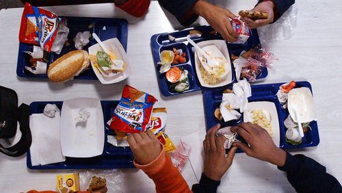 A parent in Cherokee County set up a GoFundMe account to help children who’s parents fall behind in paying for lunch. AJC file photo
