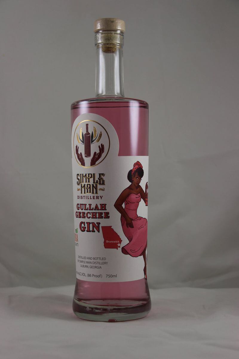 Gullah Geechee Gin, created by chef Matthew Raiford, Jovan Sage and Justin Douglas of Simple Man Distillery, uses hibiscus and other botanical ingredients from Gilliard Farms. CONTRIBUTED BY JUSTIN DOUGLAS