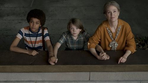 Jaden Michael, from left, Oakes Fegley and Julianne Moore star “WonderStruck,” which was featured at the Cannes Film Festival. Contributed by Mary Cybulski/Roadside Attractions