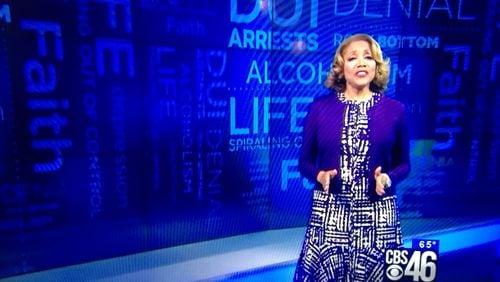 Amanda Davis talked about her treatment and recovery earlier this year on CBS46. CREDIT: CBS46