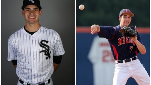 Dylan Cease, a graduate of Milton High School, struck out four batters over two innings for the White Sox on Monday.