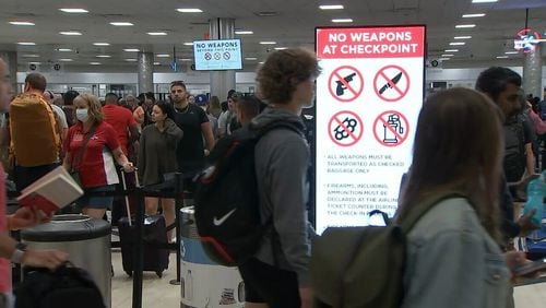 TSA agents at Hartsfield-Jackson has confiscated more guns at checkpoints than any other airport in America