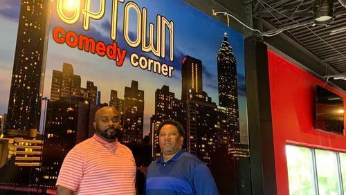 Uptown Comedy Corner is reopening this weekend in a new location in Hapeville after the landlord booted them from their prior spot. Manager Lee Moore and owner Angelo Sykes have been working with the club for many years. RODNEY HO/rho@ajc.com